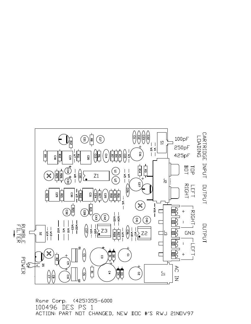 rane PS 1 Phono Preamp Schematic