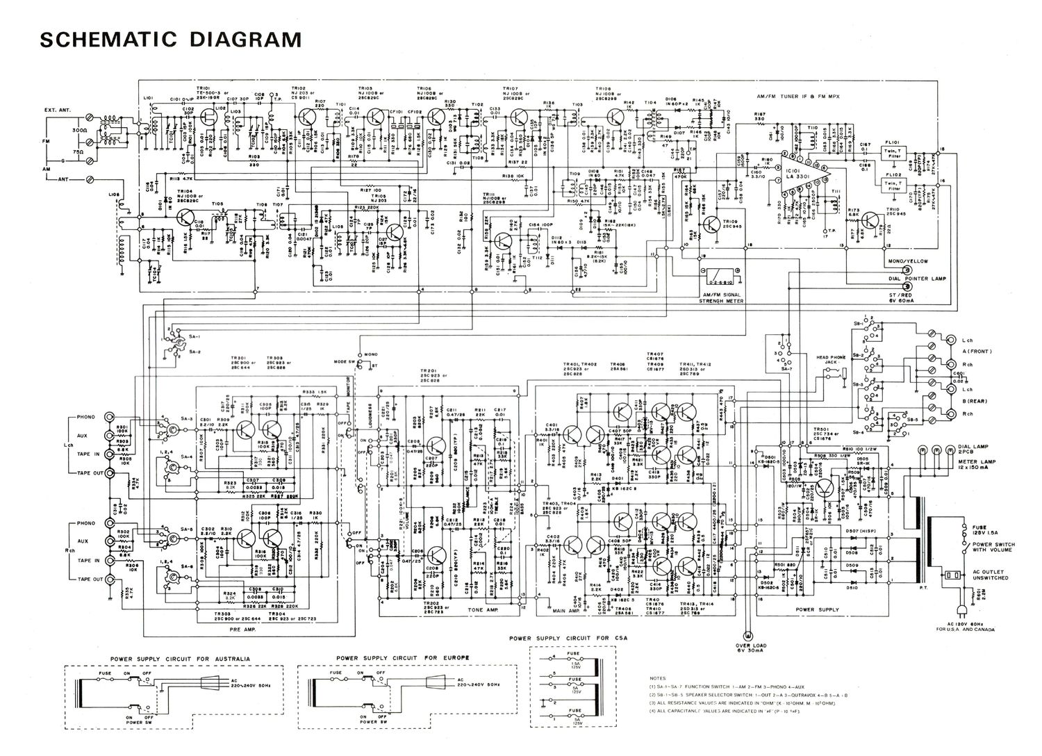 realistic sta 47 schematic