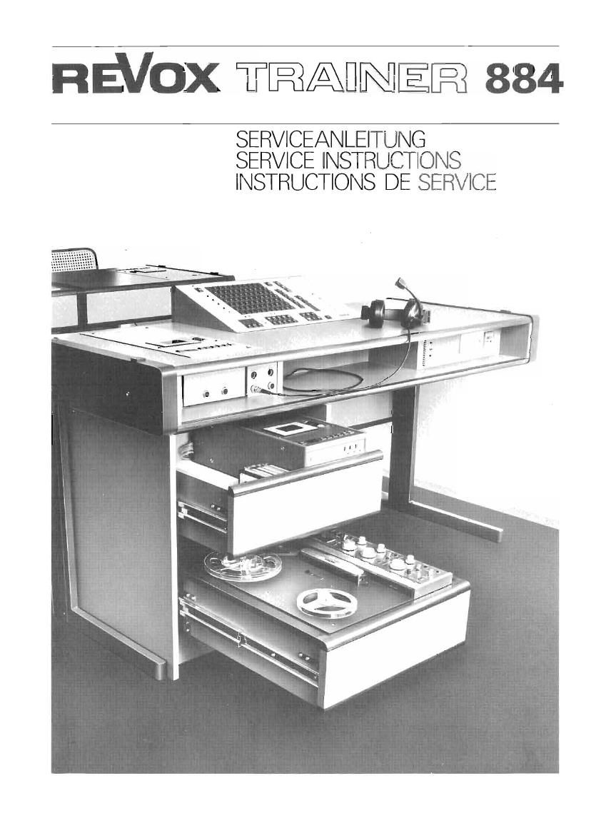 Revox 884 Service Manual