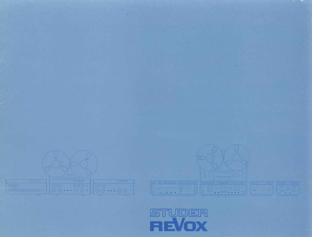 Revox A 700 Brochure