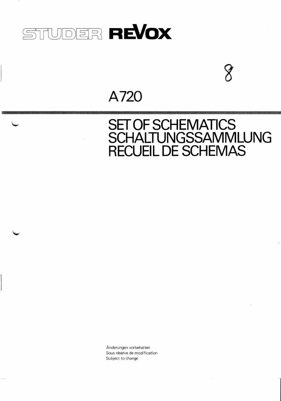 revox A720 service manual 5