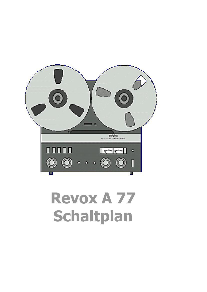Revox A 77 Schematic