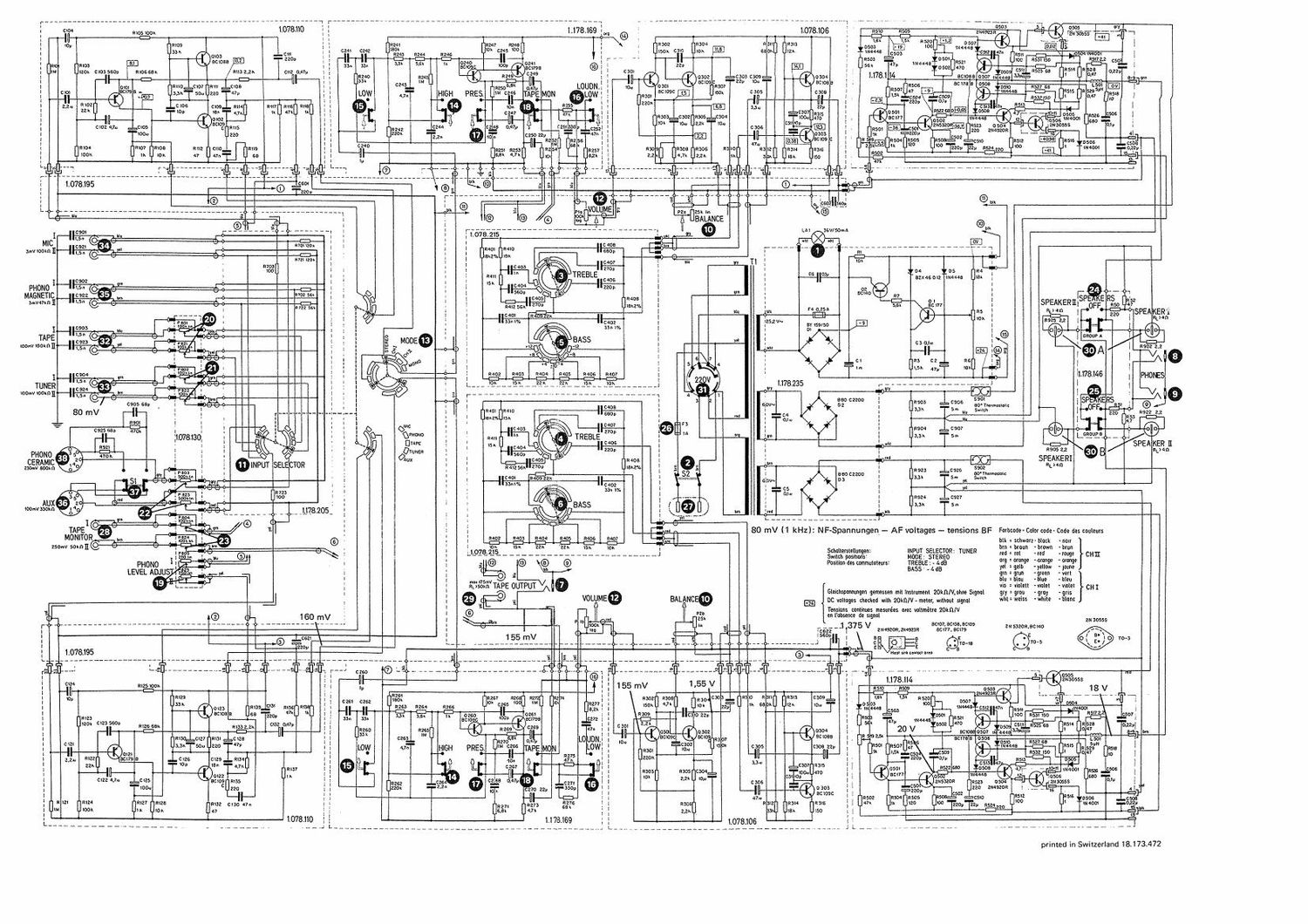 Revox A 78 Schematic