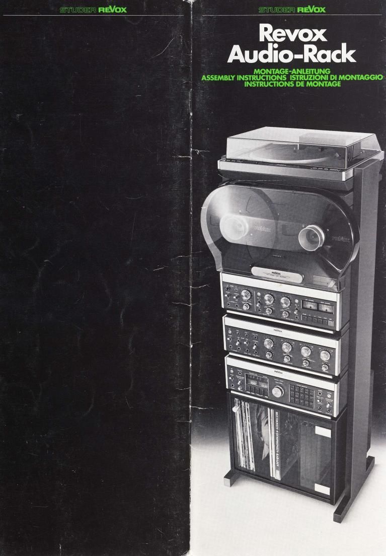 Revox Audio rack Owners Manual