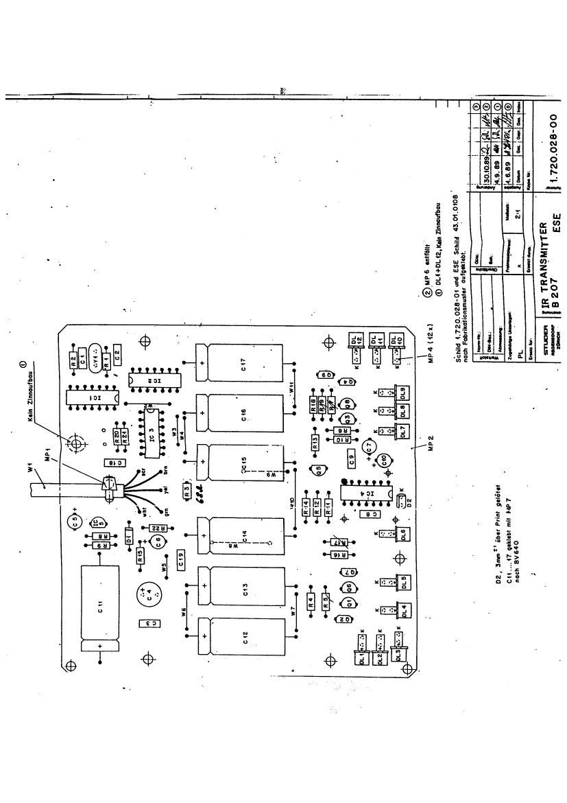 Revox B 207 Schematic