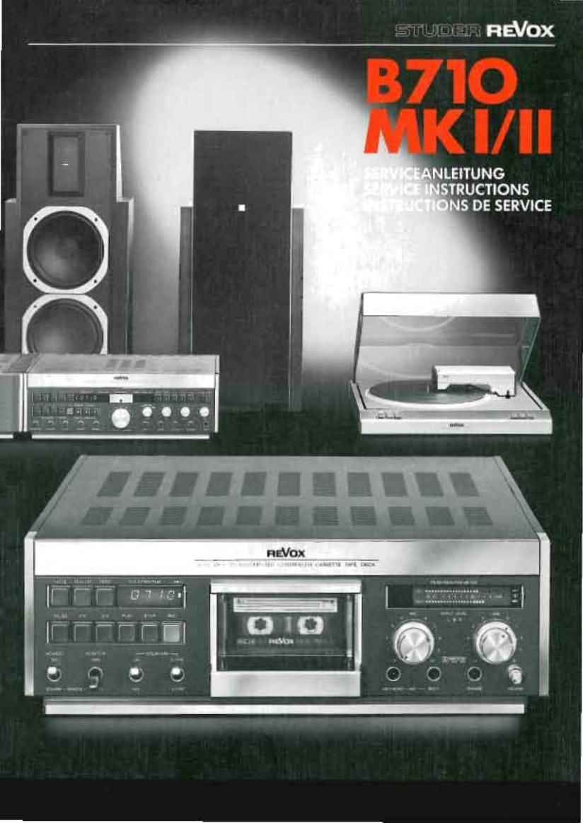 Revox B 710 Service Manual 2