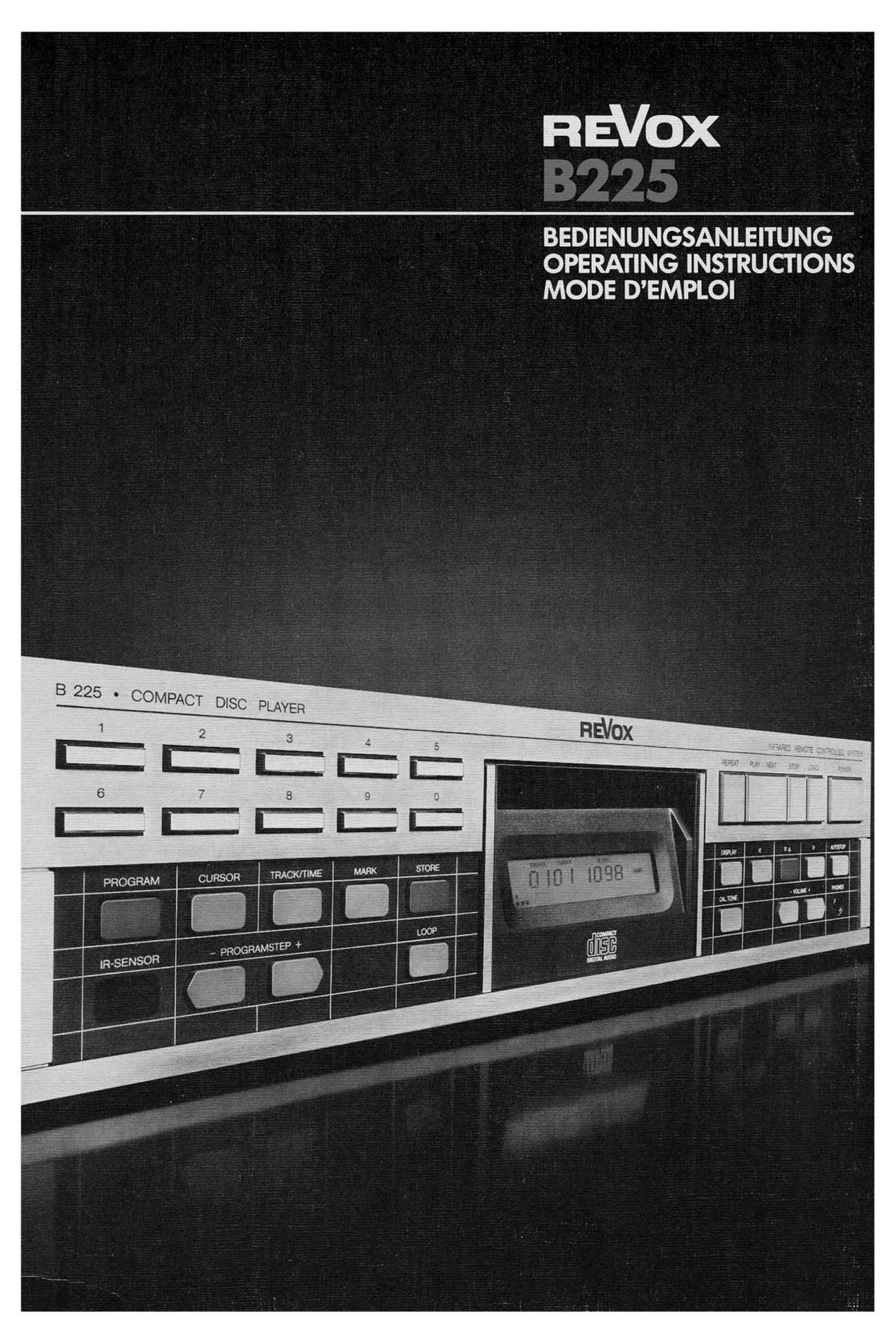 Revox B225 Owners Manual