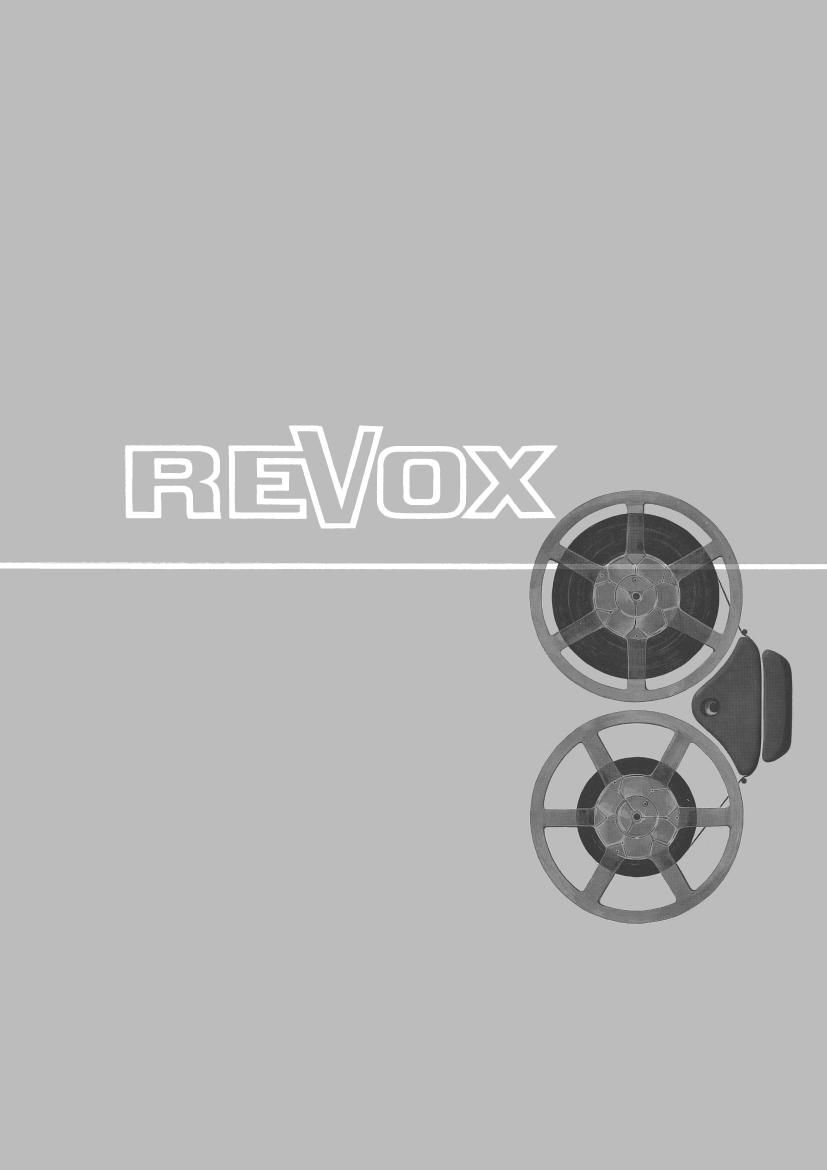 Revox CD 36 Owners Manual