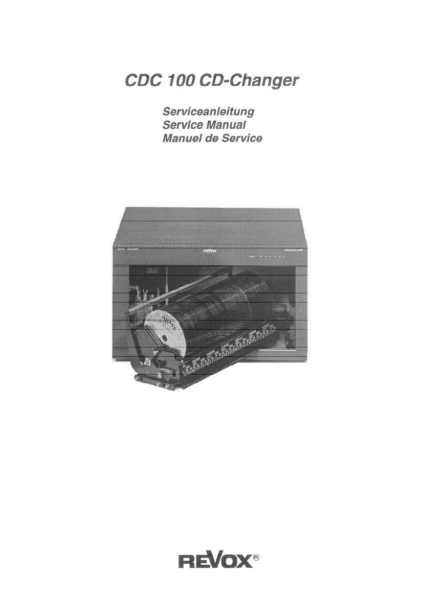 Revox CDC 100 Service Manual