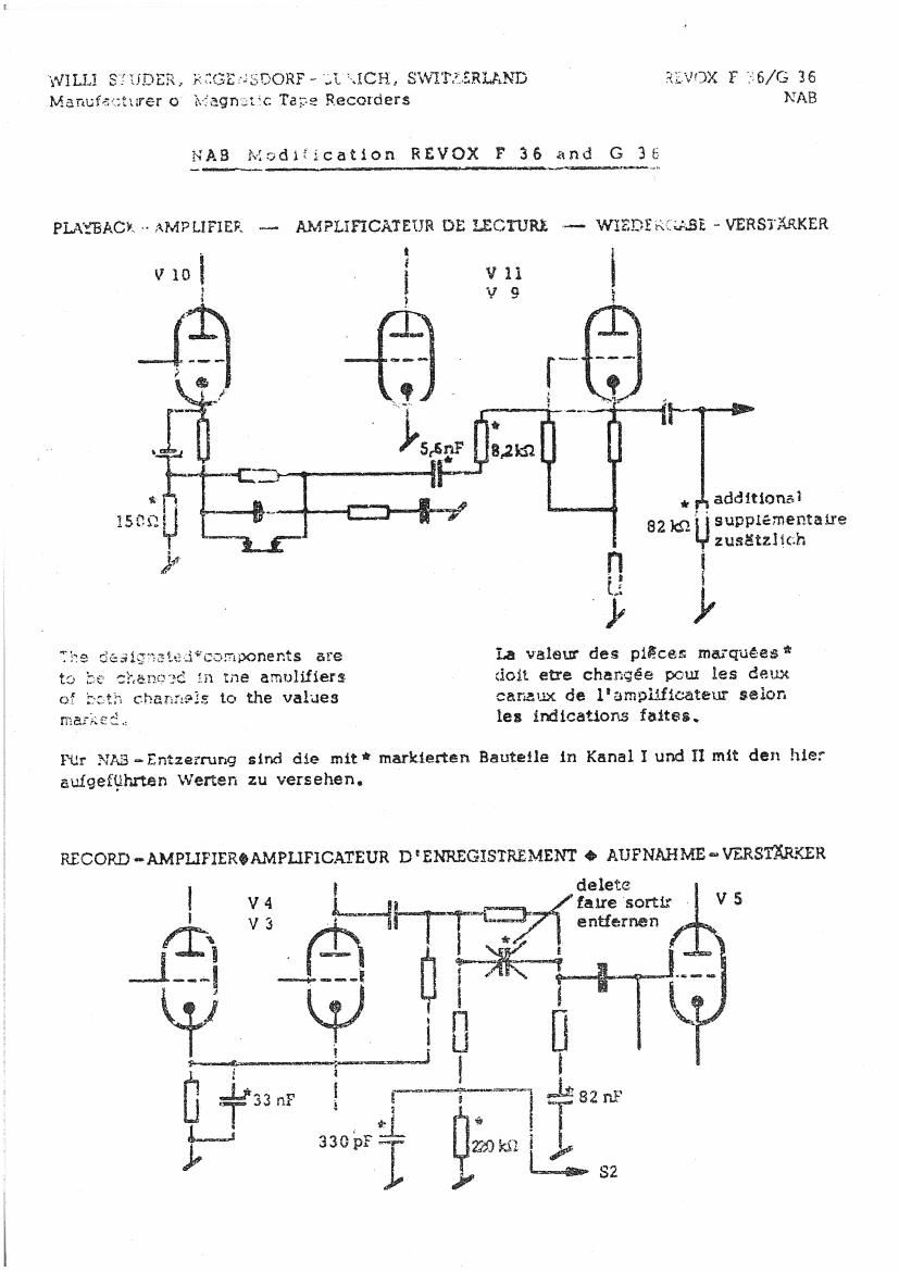 Revox F 36 Service Manual 2