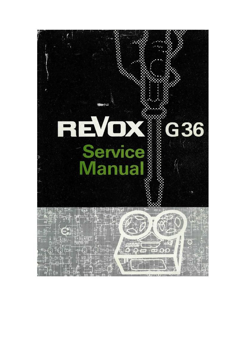 Revox G 36 Service Manual