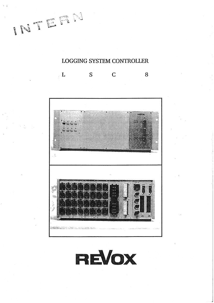 Revox LSC 8 Brochure