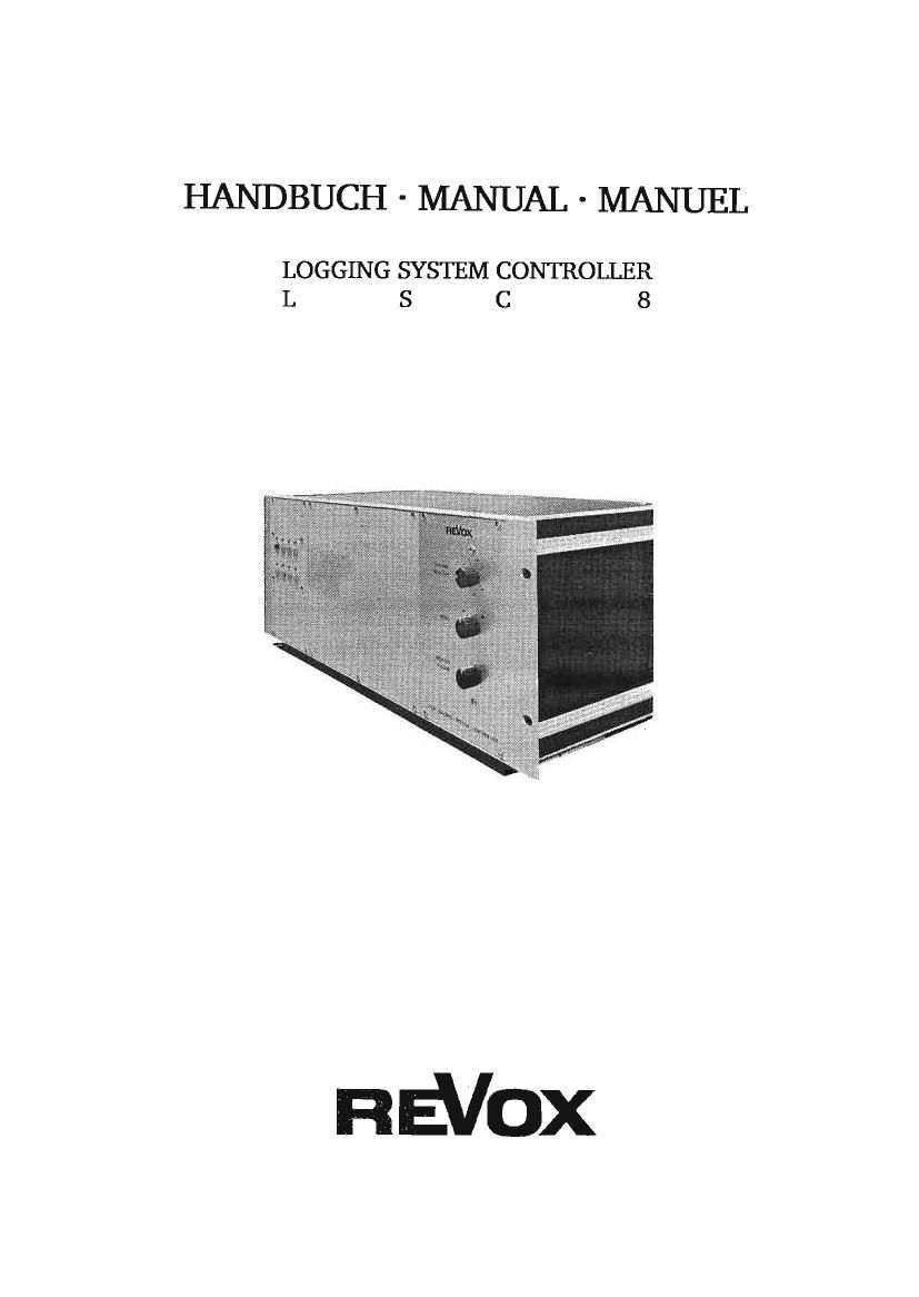 Revox LSC 8 Service Manual