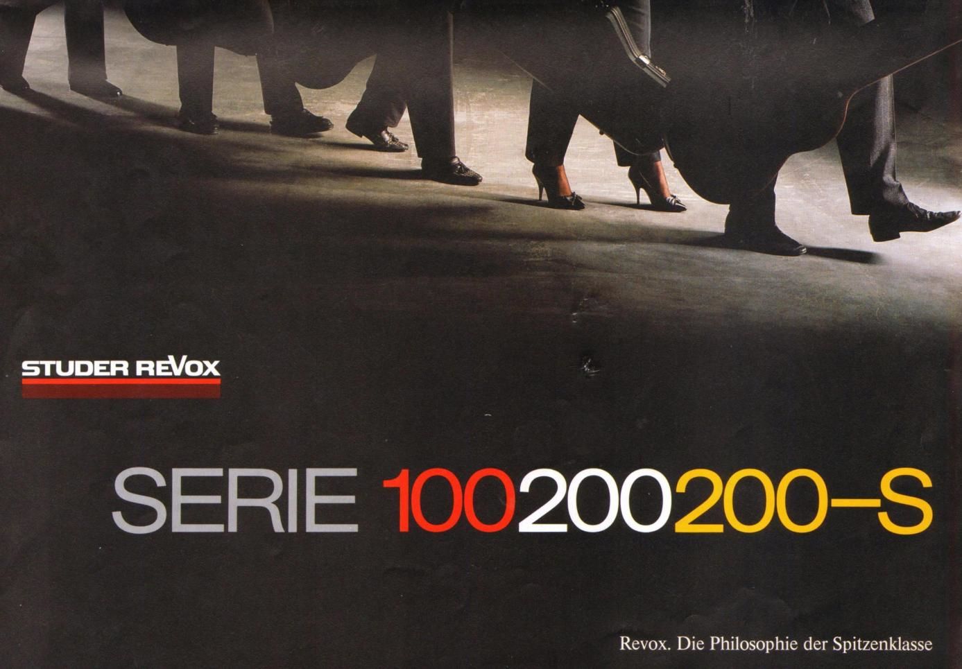 revox serie 100 200 brochure