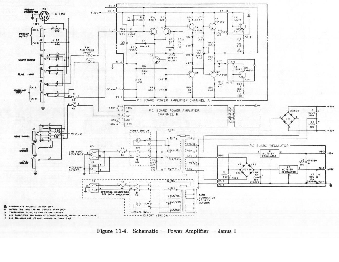 rhodes janus 1 power amp schematic