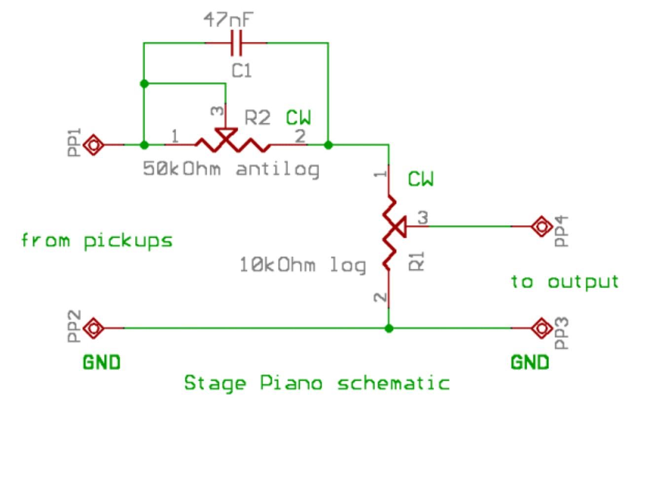 rhodes mark i stage piano passive schematic