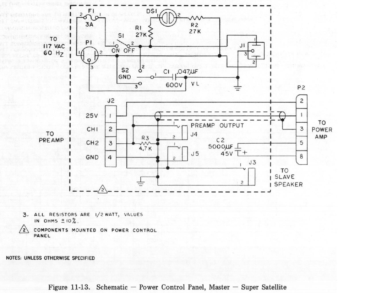rhodes super satellite power control panel master schematic