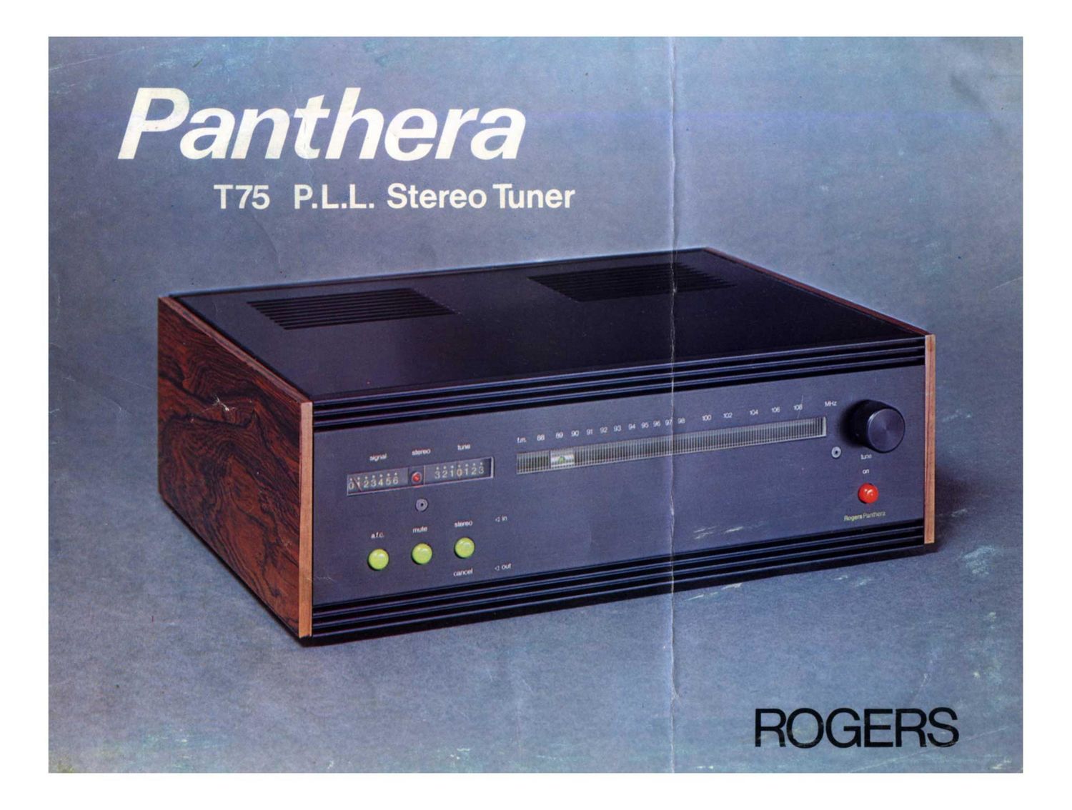 rogers panthera t75 brochure