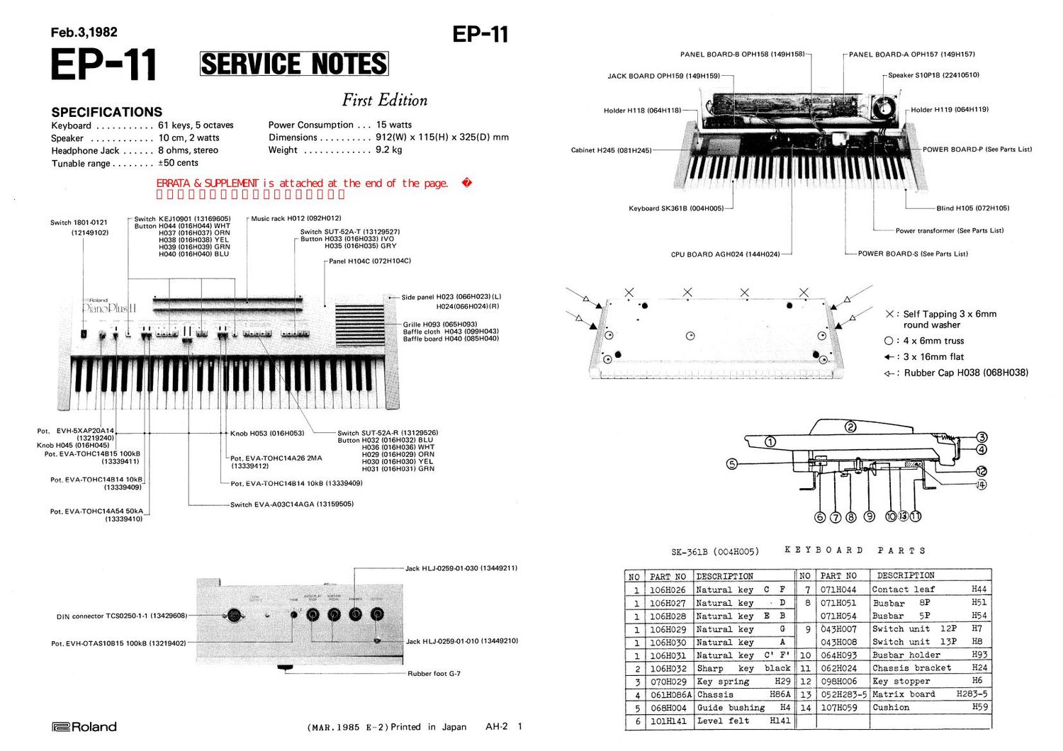 ROLAND EP 11