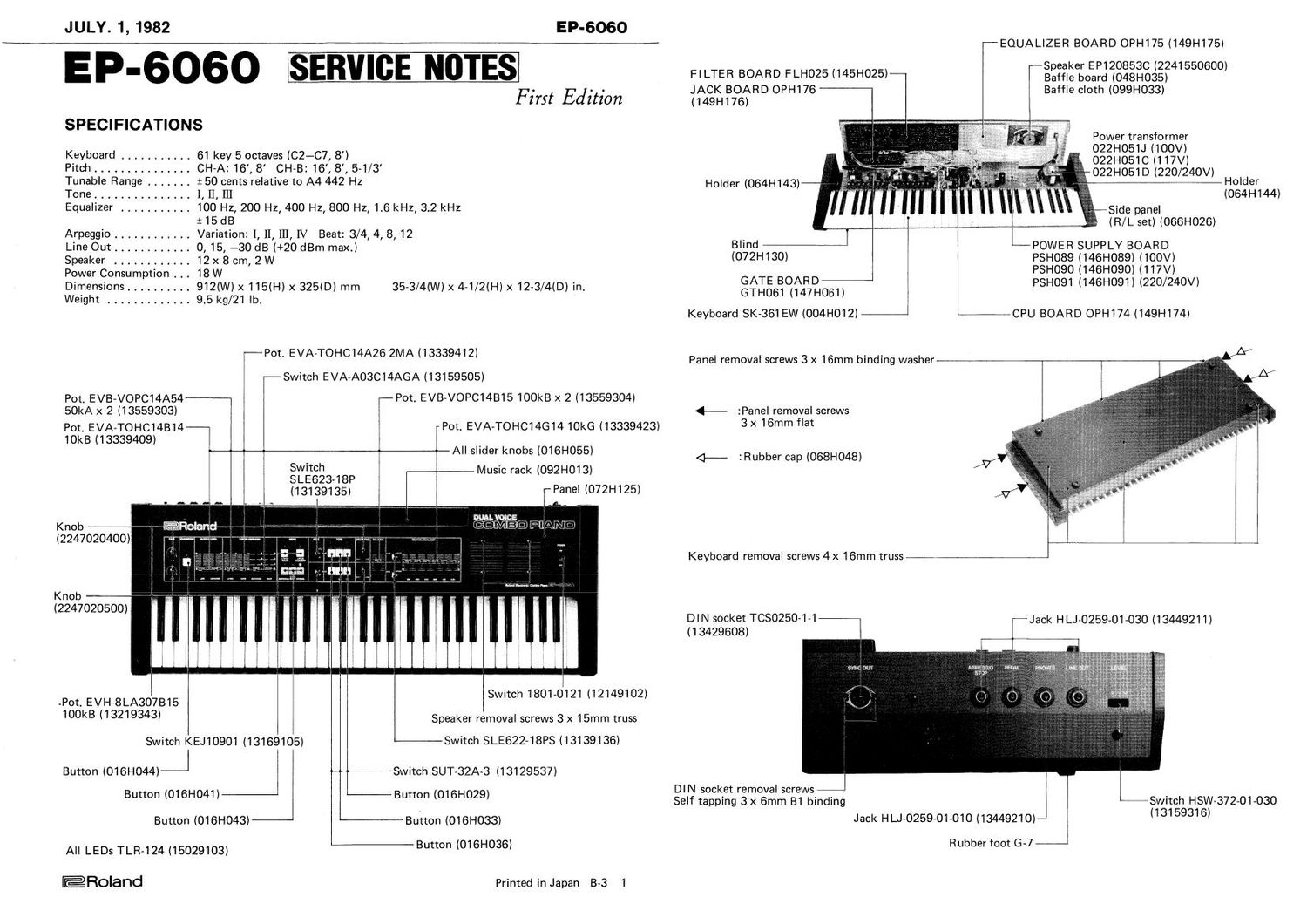 ROLAND EP 6060