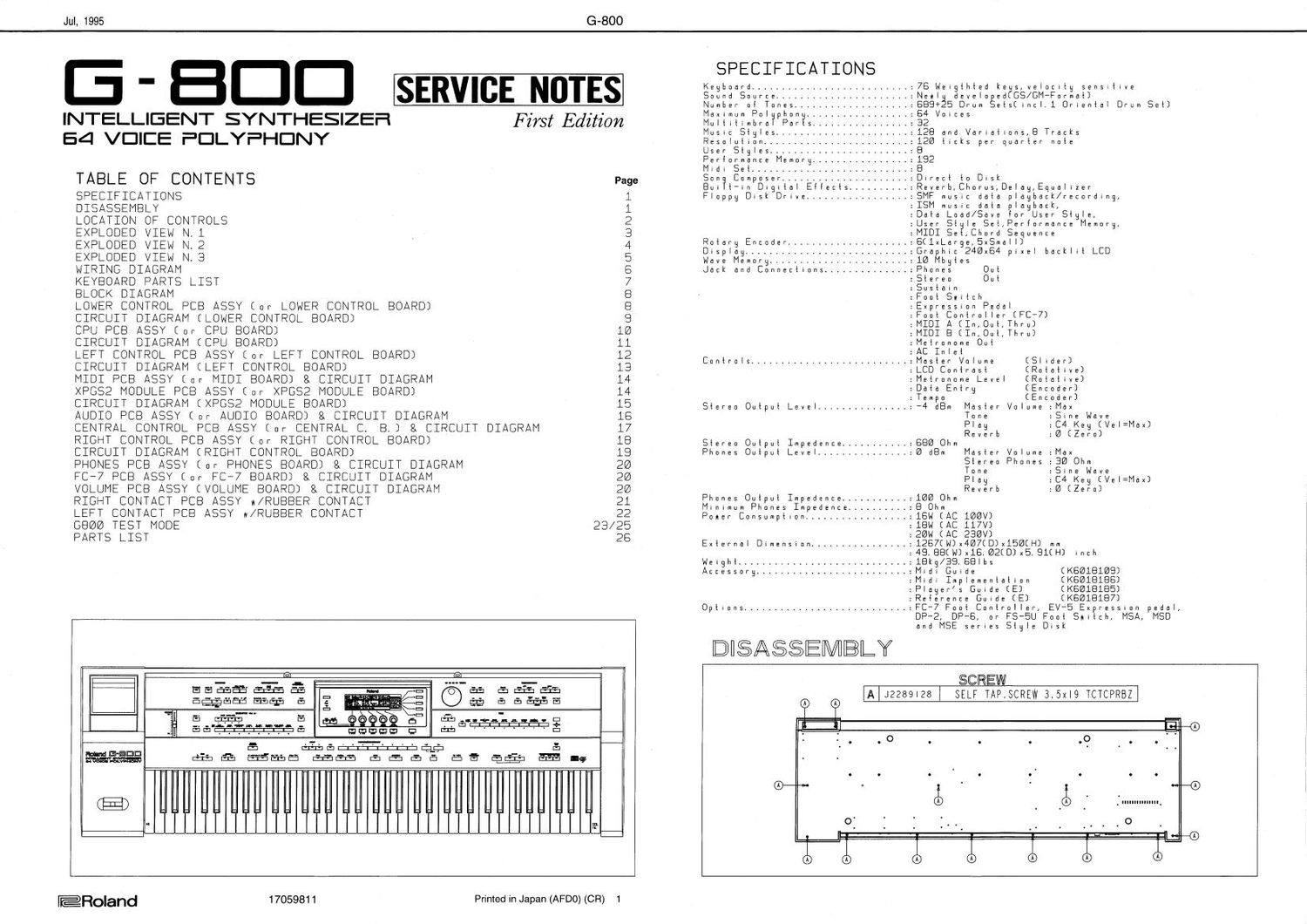 ROLAND G 800