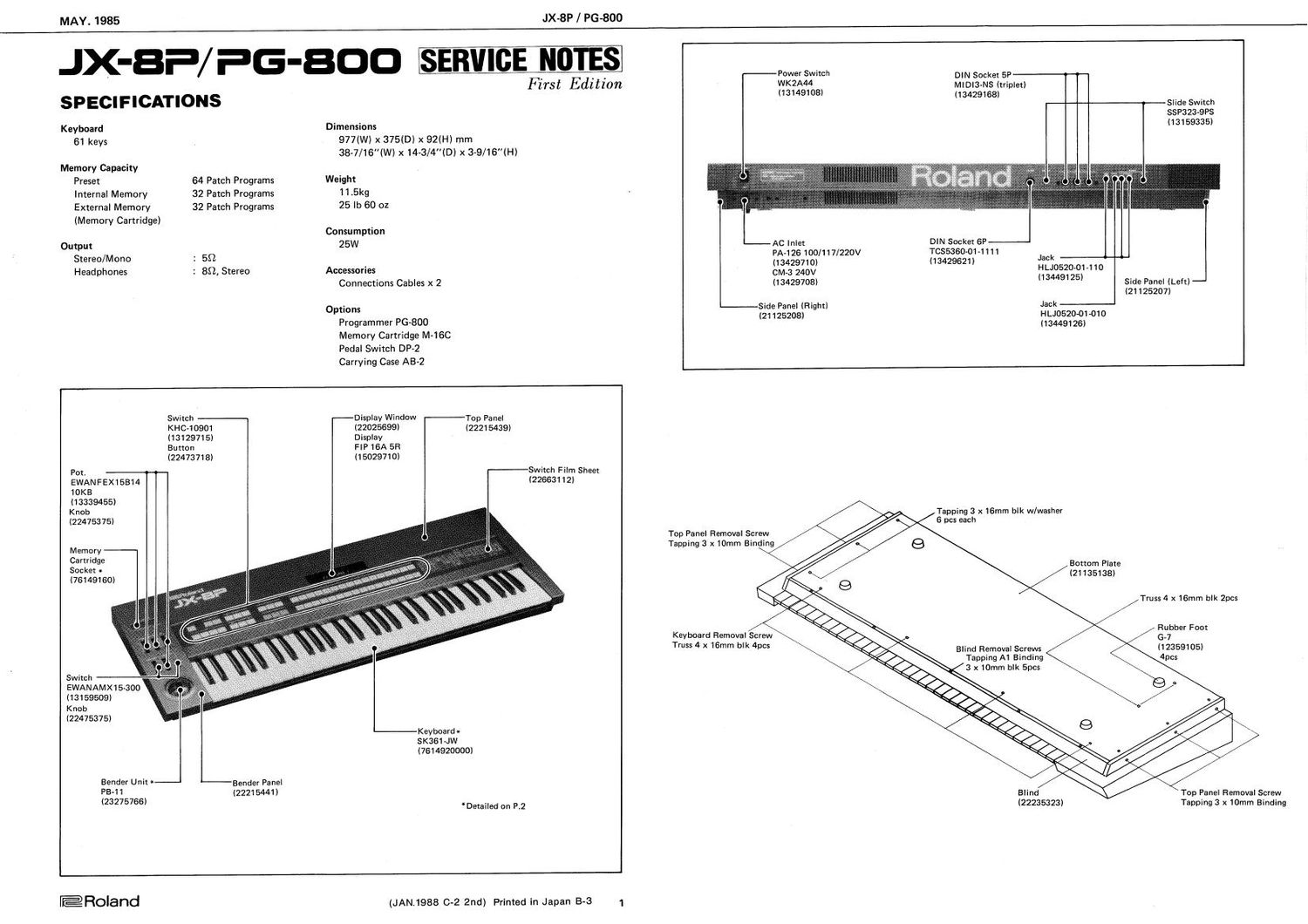 ROLAND JX 8P