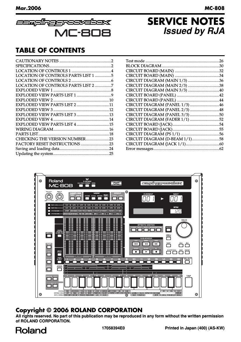 ROLAND MC 808