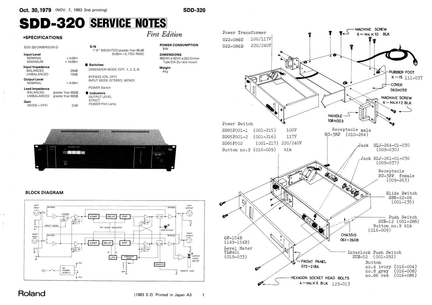 ROLAND SDD 320