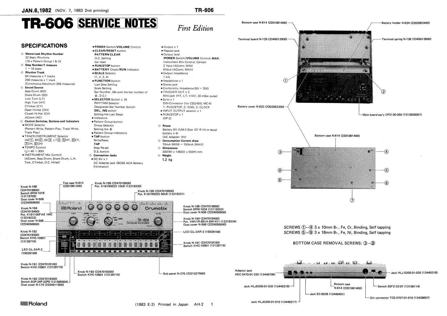 ROLAND TR 606