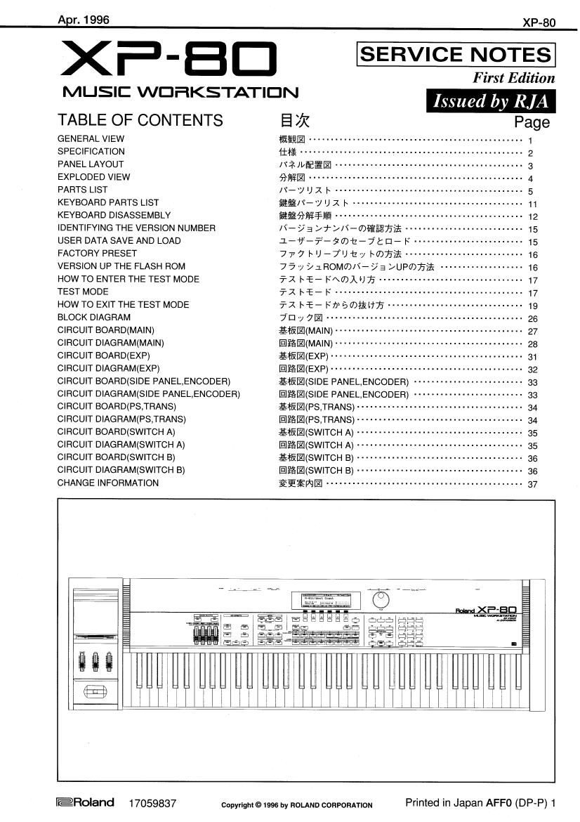 ROLAND XP 80