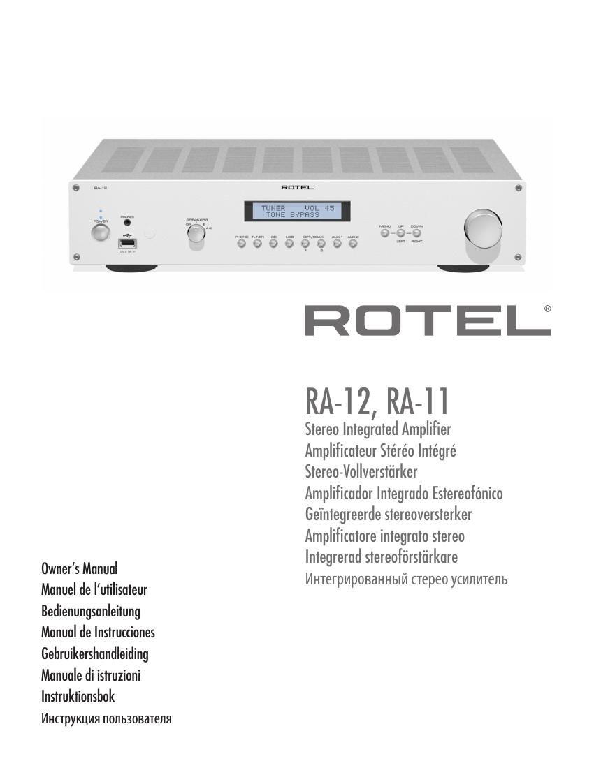 Rotel RA 11 12 OM