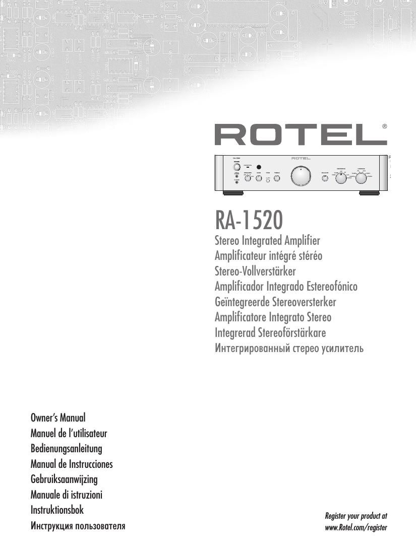 Rotel RA 1520 OM