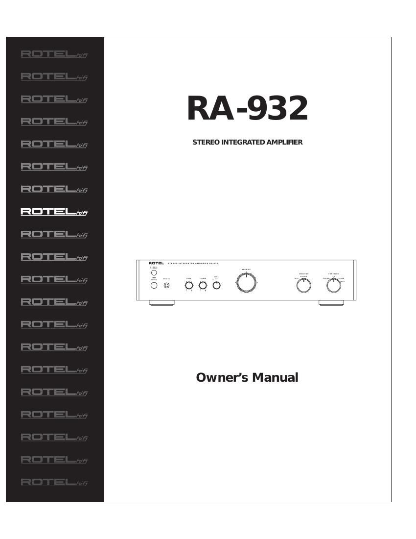 Rotel RA 932 OM