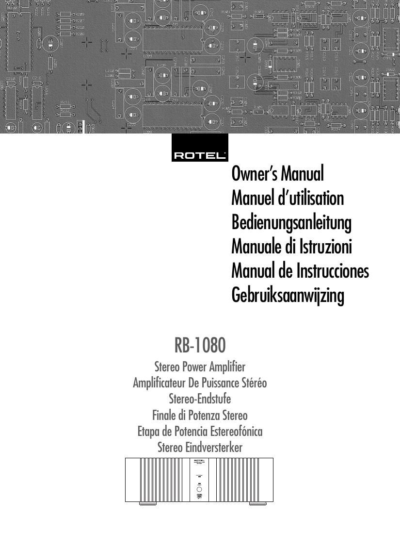 Rotel RB 1080 OM
