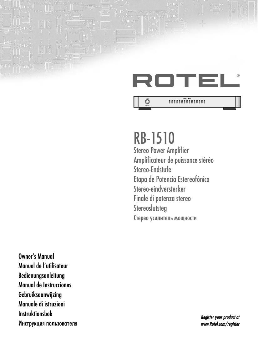 Rotel RB 1510 OM