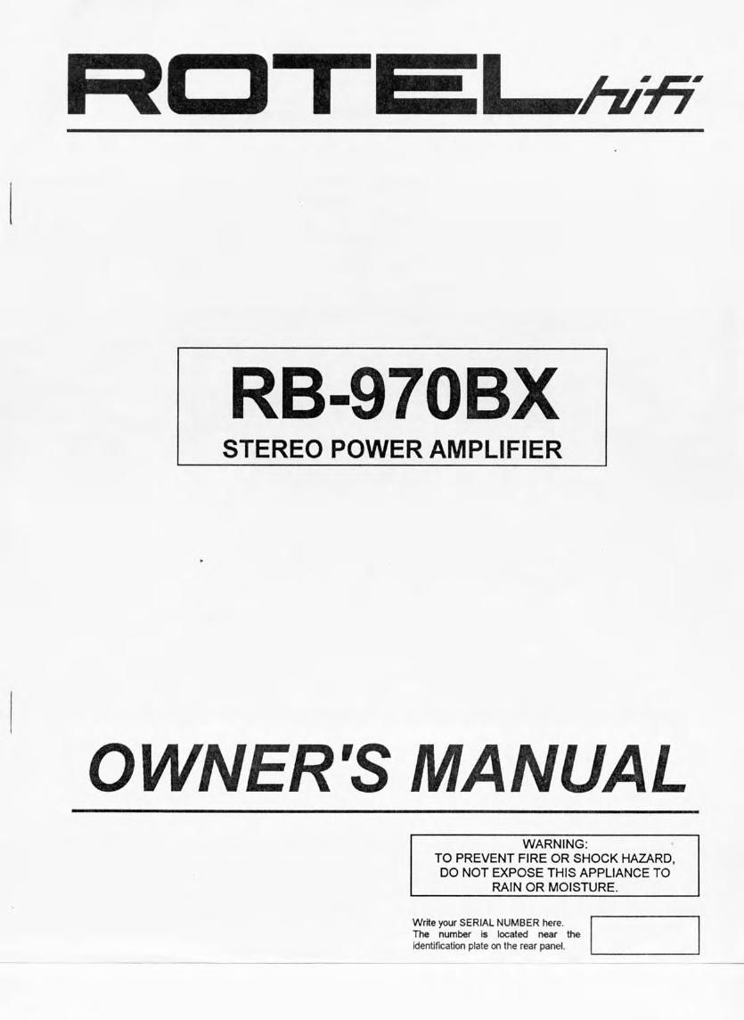 Rotel RB 970BX OM