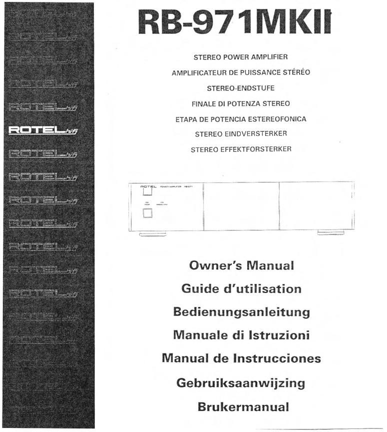 Rotel RB 971 MK2 OM