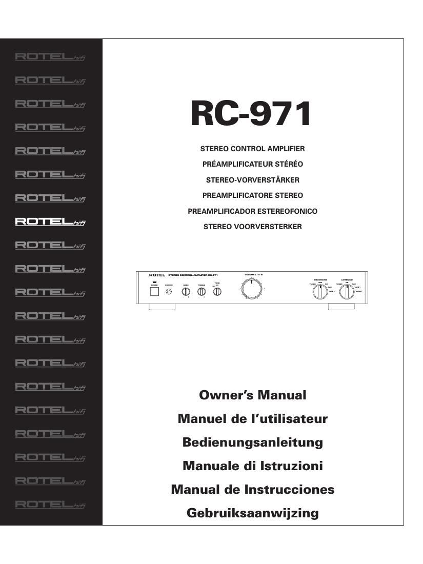 Rotel RC 971 OM