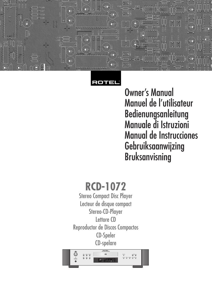 Rotel RCD 1072 OM