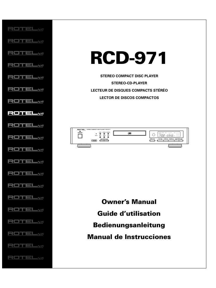 Rotel RCD 971 OM