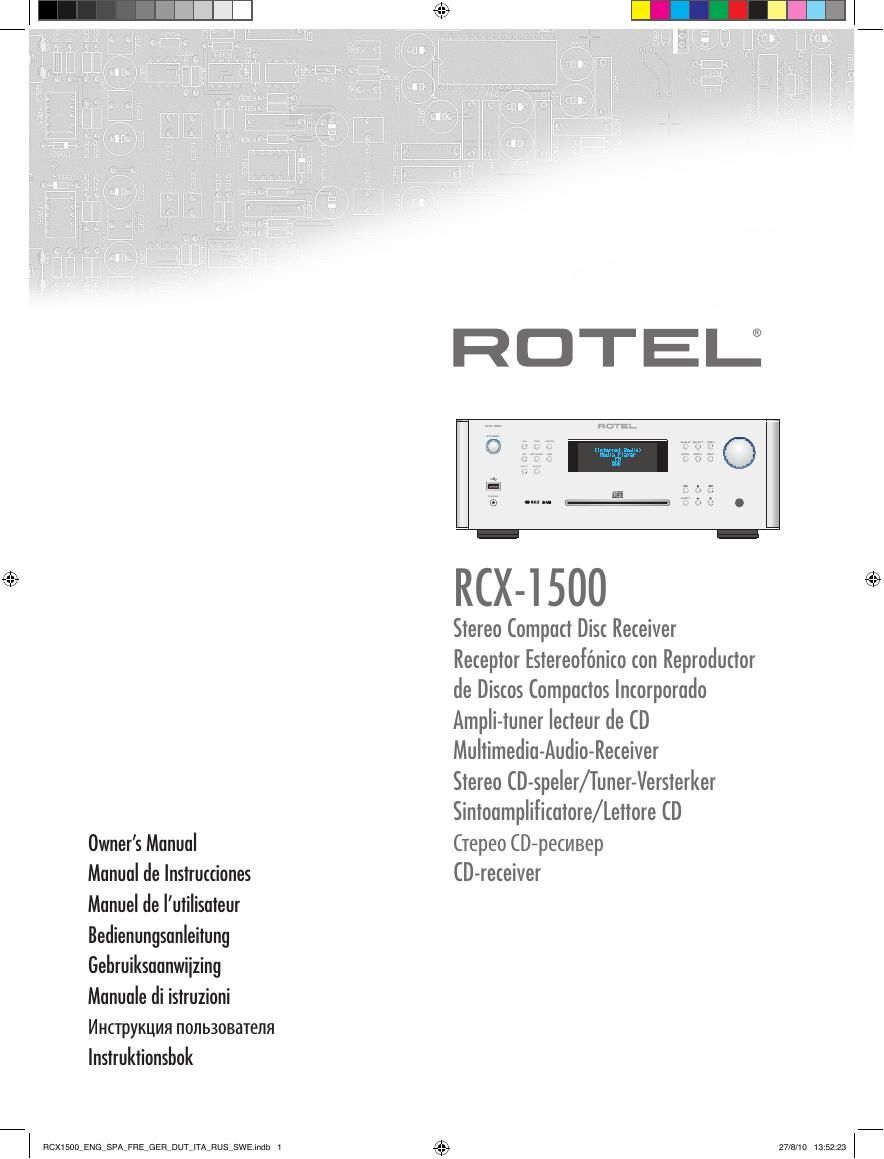 Rotel RCX 1500 OM