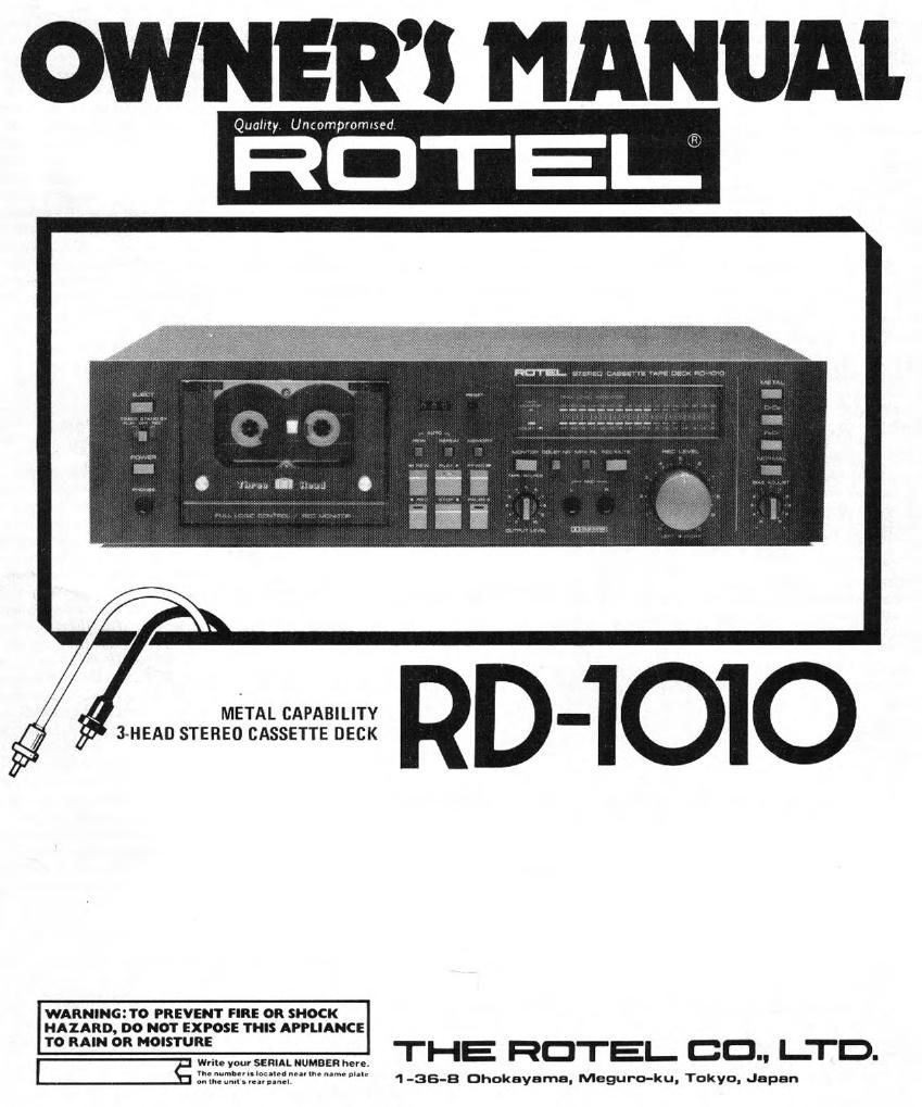 Rotel RD 1010 OM