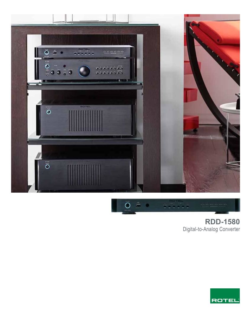 Rotel RDD 1580 Brochure