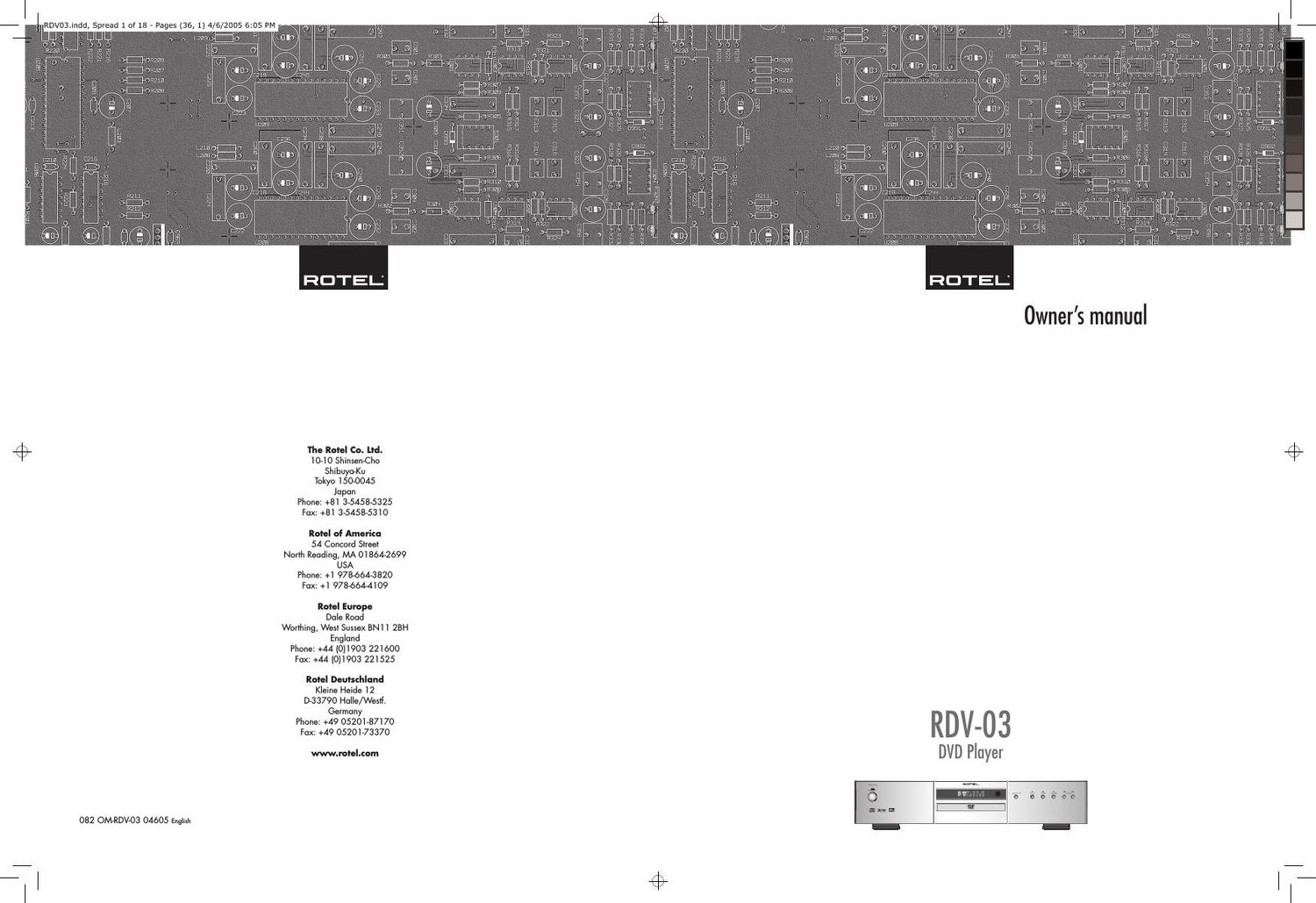 Rotel RDV 03 OM