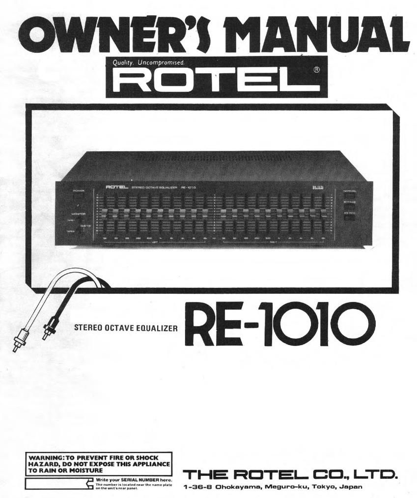 Rotel RE 1010 OM