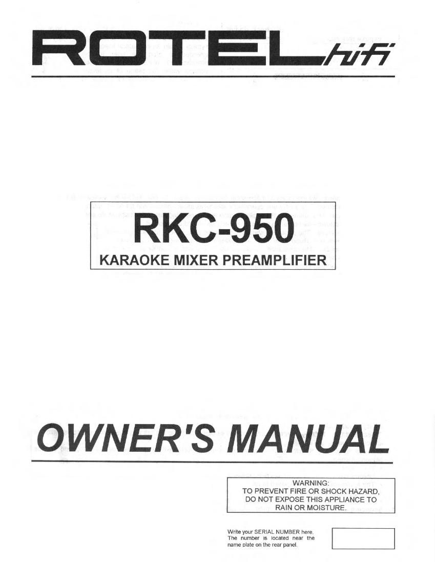 Rotel RKC 950 OM