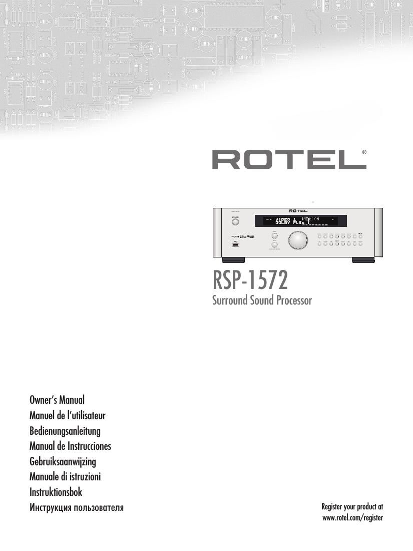 Rotel RSP 1572 OM