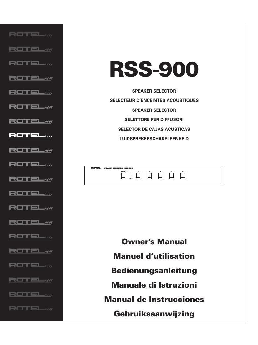 Rotel RSS 900 OM