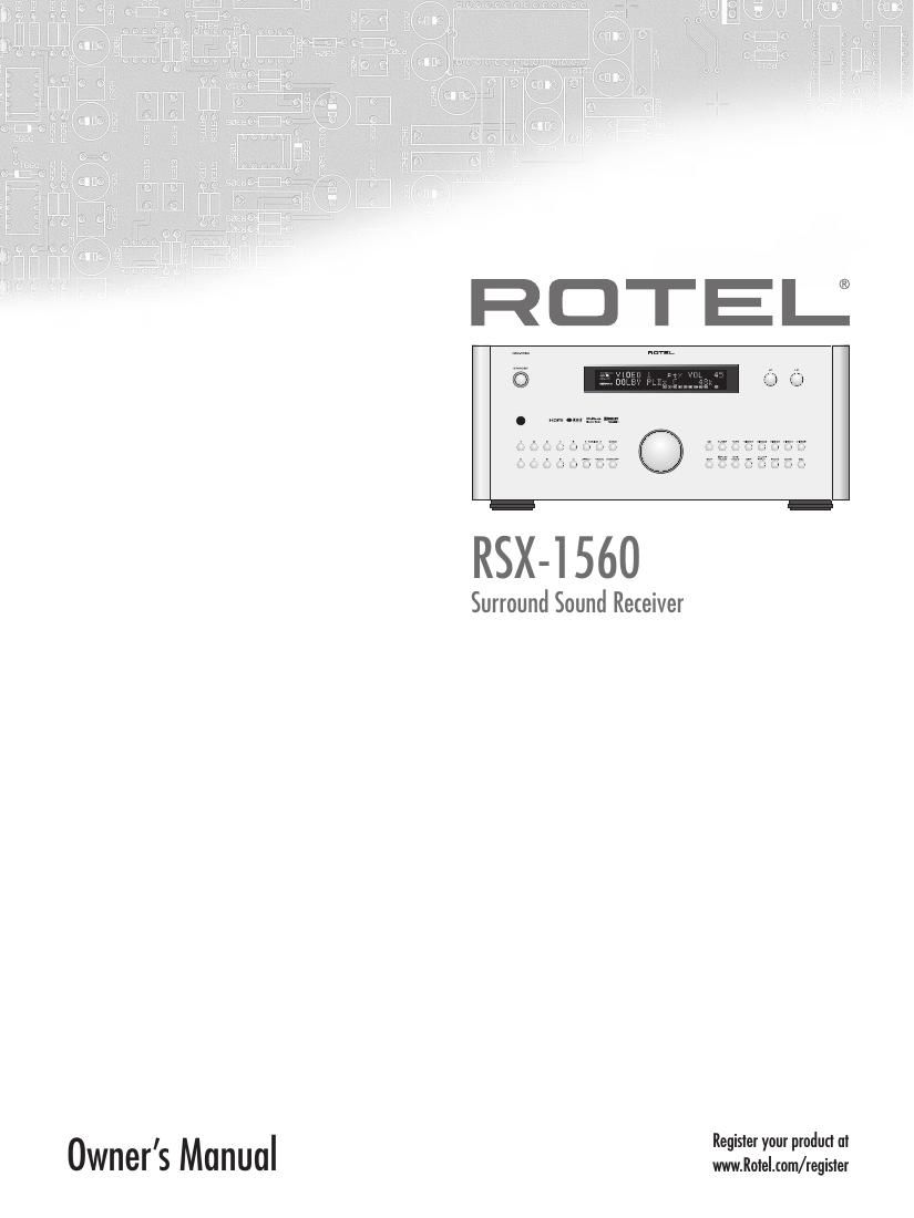 Rotel RSX 1560 OM