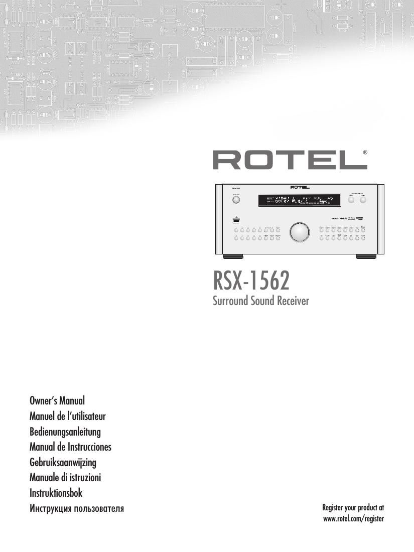 Rotel RSX 1562 OM